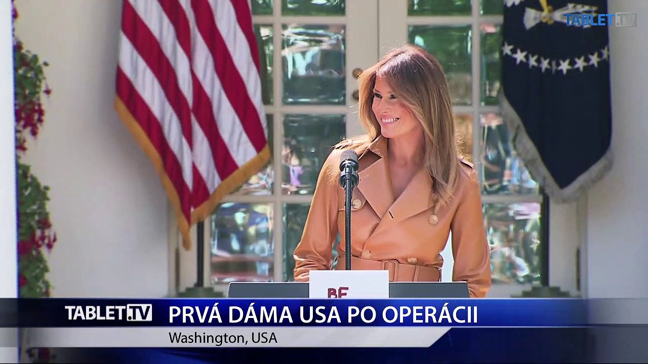 Melania Trumpová sa zotavuje po úspešnom zákroku na obličkách
