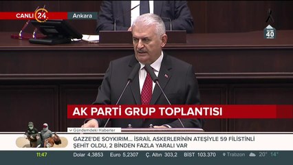Başbakan Binali Yıldırım'dan İsrail'e sert tepki
