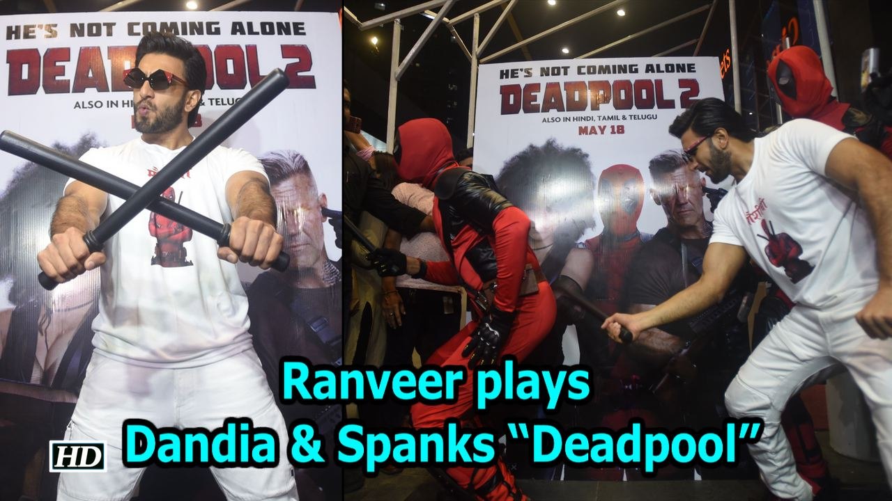 Ranveer Singh plays Dandia & Spanks “Deadpool”