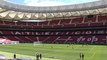 El Atlético de Madrid se entrena en el Wanda antes de viajar a Lyon