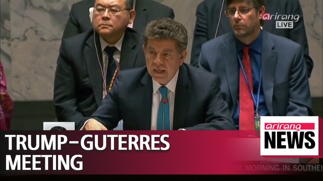 UN Secretary-General Guterres to meet Trump Friday to discuss issues including N. Korea