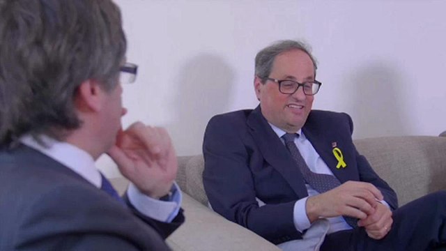 Berlinbe látogatott elődjéhez az új katalán elnök