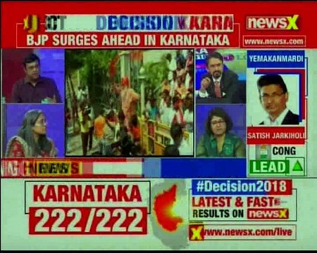 Karnataka Results 2018 BJP surges ahead, Congretrails; cemebrationsss begin in BJP camp_1 PART 4