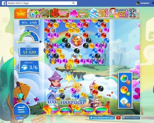 Bubble Witch Saga 2-Level 1789