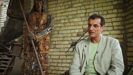 هذا الصباح- تشكيلي عراقي يبدع في الفن البيئي