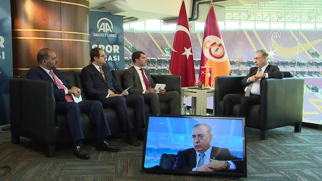 Galatasaray Kulübü Başkanı Mustafa Cengiz AA Spor Masası'nda (3) - UEFA randevusu - İSTANBUL