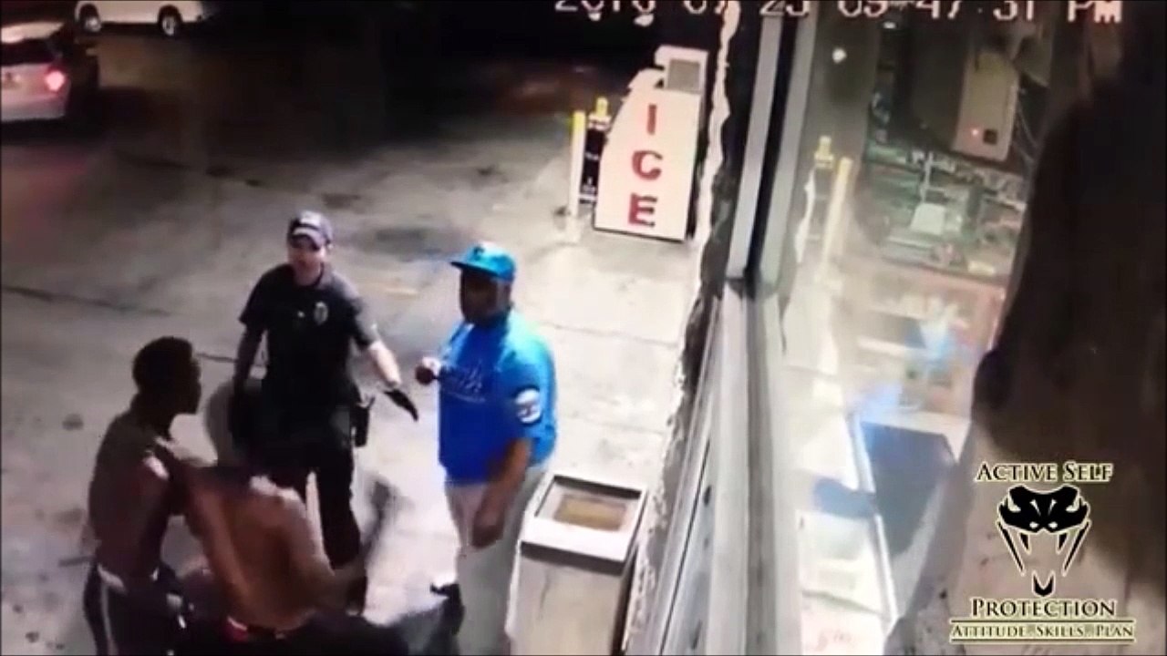 Cet agent de sécurité sauve un homme grâce à sa bombe au poivre