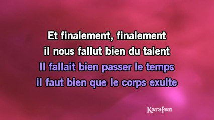 Maurane - La chanson des vieux amants KARAOKE / INSTRUMENTAL