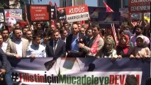 İstanbul AK Parti Gençlik Kolları İsrail'in Yaptığı Katliamı Protesto Ediyor