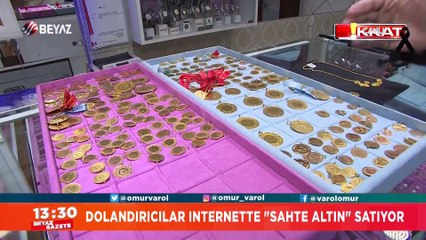 Dolandırıcılar internette ''Sahte'' altın satıyor