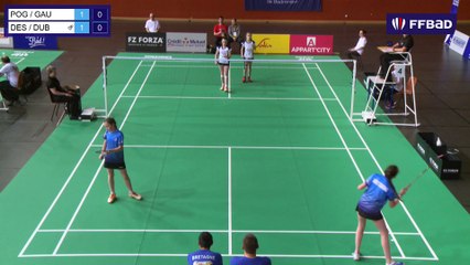 CDF Jeunes 2018 - DD U13 - F - GAUDREAU/POGNANTE / DESMOTS-CHACUN/DUBOIS