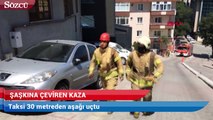 Kağıthane'de şaşkına çeviren kaza