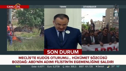 TBMM Genel Kurulu Kudüs gündemiyle toplandı