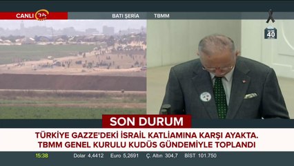 TBMM Genel Kurulu Kudüs gündemiyle toplandı