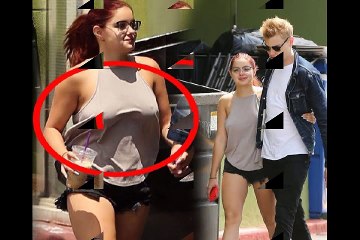 Ariel Winter barales her derriere in tiny denim shorts as she picks up groceries in LA
