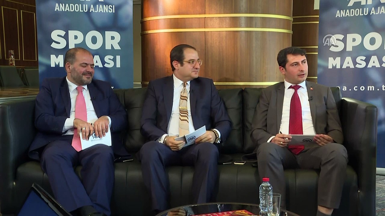 Galatasaray Kulübü Başkanı Mustafa Cengiz AA Spor Masası'nda (14) - Amatör branşlar - İSTANBUL