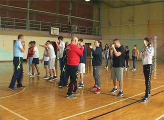 Olimpijska škola boksa na časovima fizičkog vaspitanja, 15. maj 2018. (RTV Bor)