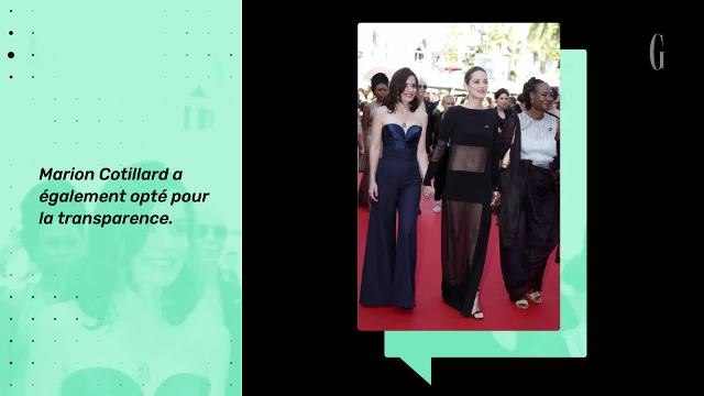 Festival de Cannes: robes transparentes sur tapis rouge