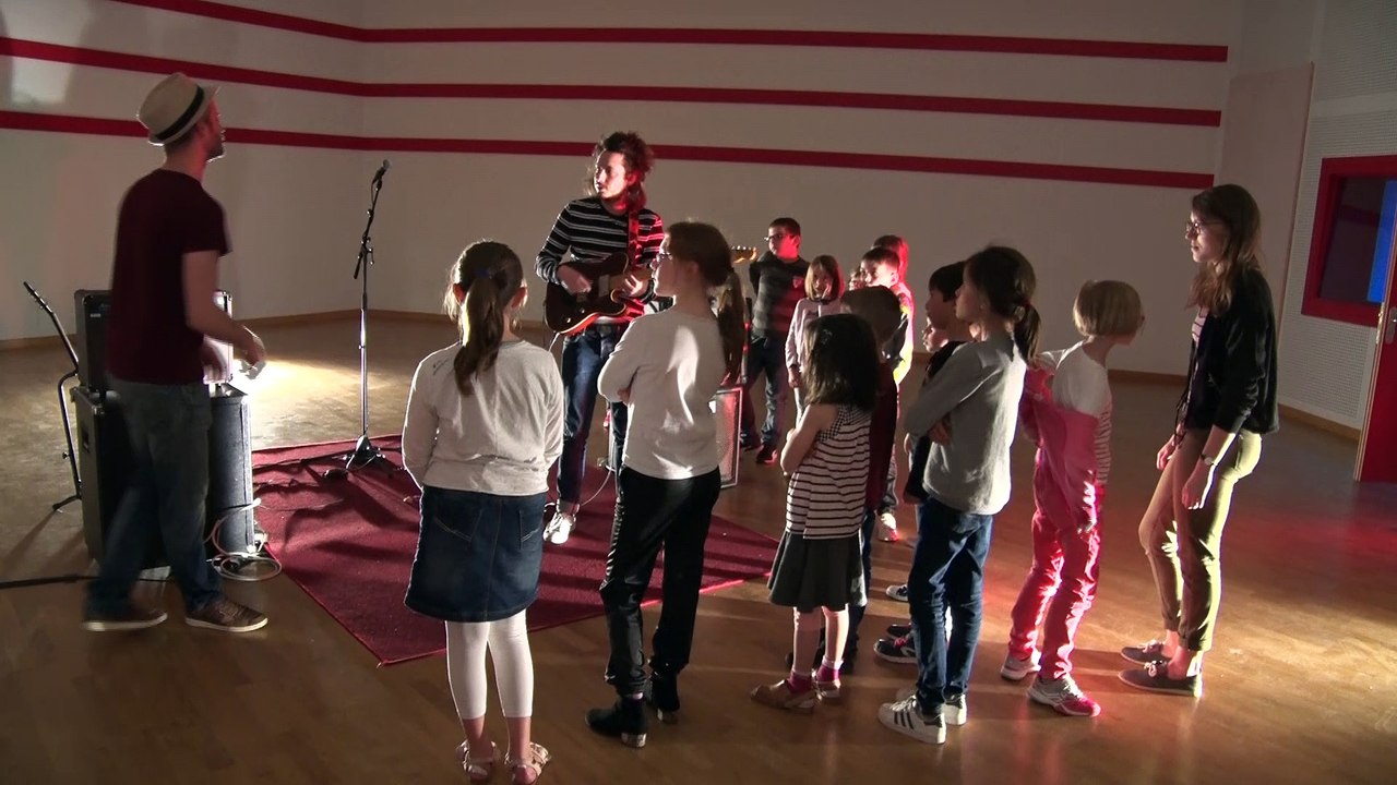 Tournage d'un clip dans la studio Bernard Vasseur de Loon-Plage