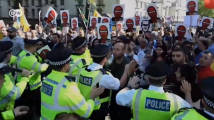 Erdoğan destekçisi ve karşıtları arasında arbede