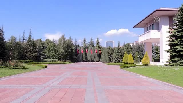 Milli Yas Nedeniyle Bayraklar Yarıya İndi - Çankaya Köşkü