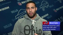 Micah Hyde reacts to being picked No. 62 on 'Top 100 Players of 2018'