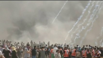 Download Video: At least 25 Palestinians killed in Gaza-Israel border clashes - BBC News - YouTube