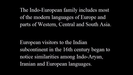 Did you know 445 languages of Europe and parts of Asia belong to one family