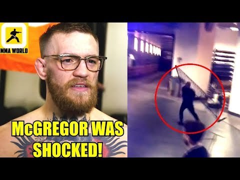 Conor Mcgregor Was Shocked After He Broke The Glass Of The Bus Justin Gaethje Rose On Conor Video Dailymotion