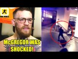 Conor McGregor was shocked after he broke the glass of the Bus,Justin Gaethje,Rose on Conor