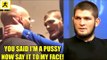 Khabib reveals why he confronted Conor McGregor's teammate Artem Lobov,DC on Stipe Miocic