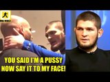 Khabib reveals why he confronted Conor McGregor's teammate Artem Lobov,DC on Stipe Miocic