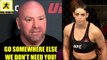 Dana White releases UFC Fíghter for refusing to fíght at UFC 227,Mackenzie Dern Misses weight