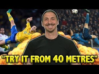 Zlatan Ibrahimovic TROLLS Cristiano Ronaldo After Insane Overhead Kick! | #VFN