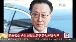 [中国新闻]朝鲜劳动党中央政治局委员金养建去世