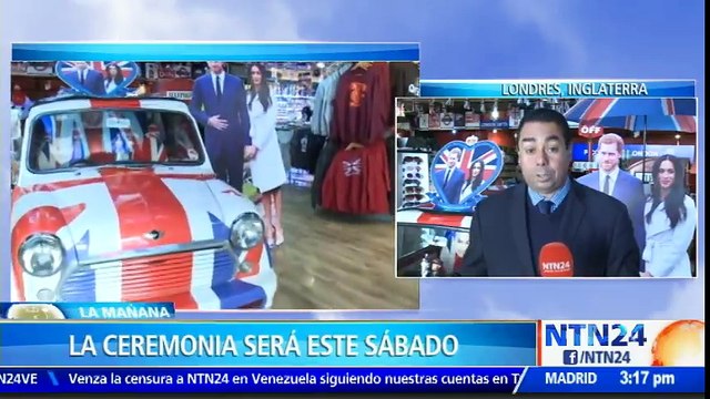 Comerciantes aprovechan boda entre el príncipe Harry y Meghan Markle para vender ‘souvenirs’