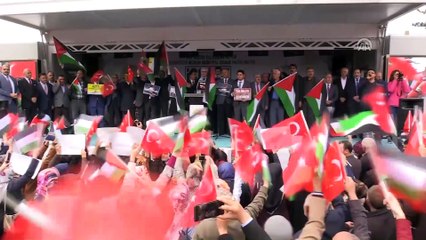 İsrail'in Gazze'de yaptığı katliama tepkiler - ERZURUM