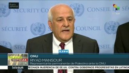 Palestina exige a la ONU investigación sobre matanza en Gaza