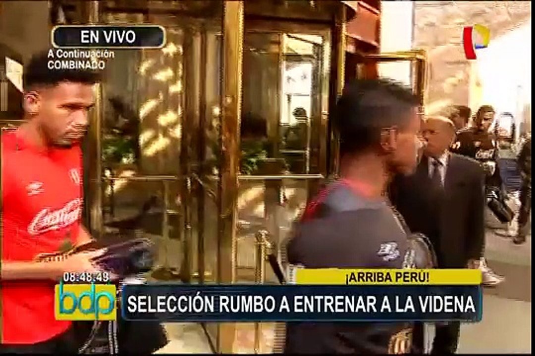 Selección Peruana parte rumbo a la Videna para continuar con entrenamientos