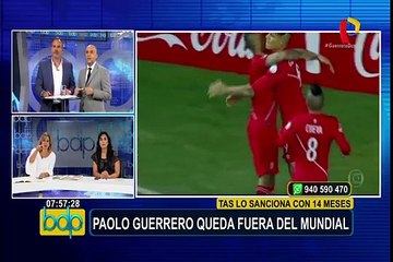FIFPRO considera injusta sanción a Paolo Guerrero y pidió reunión con FIFA