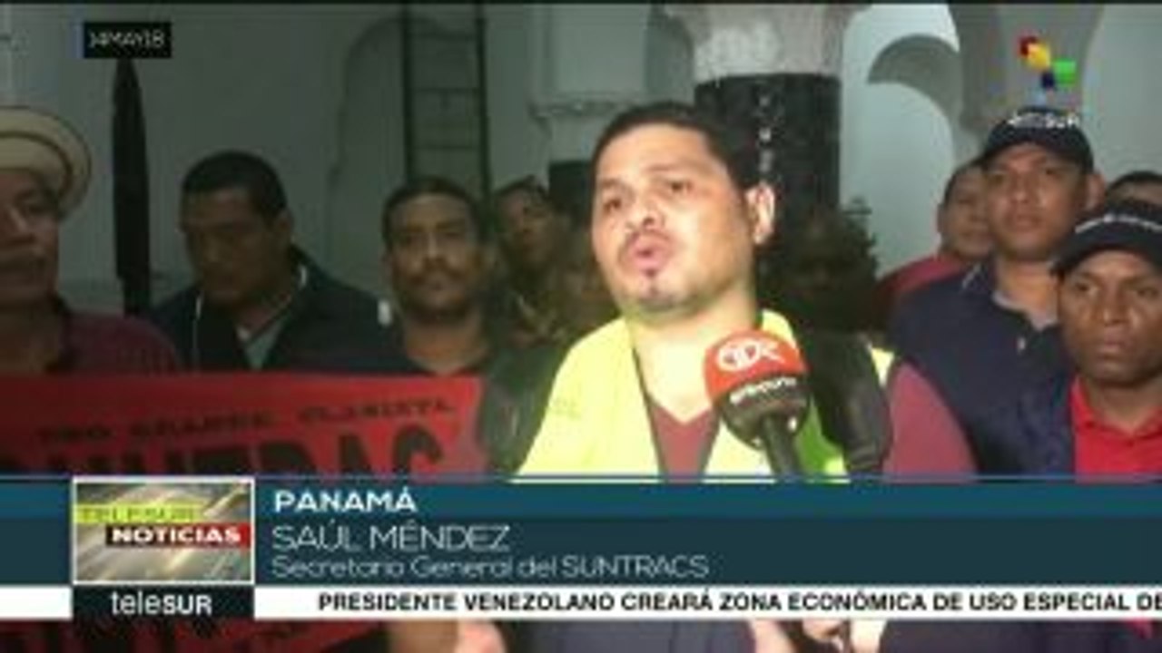 Pamamá: Suntracs realizará hoy asamblea general para definir acciones