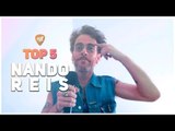 TOP 5 MÚSICAS FAVORITAS - NANDO REIS