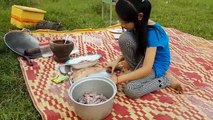 Village food fory - Frog Recipe - How to Fry frog in my village - Asian food
