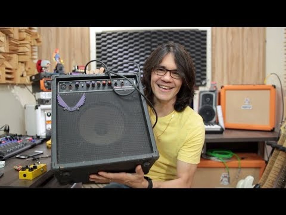  Gravei com um amp todo lascado!