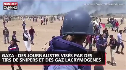 Bande de Gaza : Des journalistes visés par des tirs de snipers et de gaz lacrymogène (Vidéo)