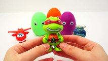 Rengarenk Oyun Hamuru Sürpriz Yumurtalar ; Harika Kanatlar Arabalar Ninja Kaplumbağalar