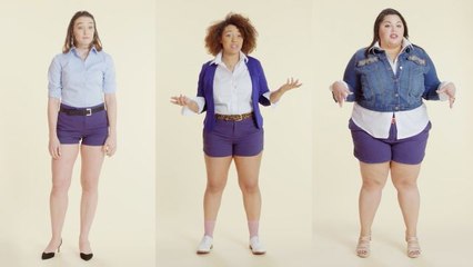 Women Sizes 0 Through 28 Try on the Same Shorts