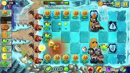 Plants vs Zombies 2: Frostbite Caves Day 7 - Freeze Imp