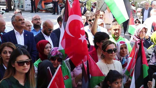 Şehit Filistinliler için gıyabi cenaze namazı - OSMANİYE