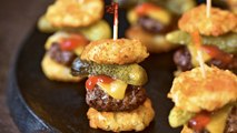 These Cheeseburger Tot Sliders Are Almost Too Cute To Eat